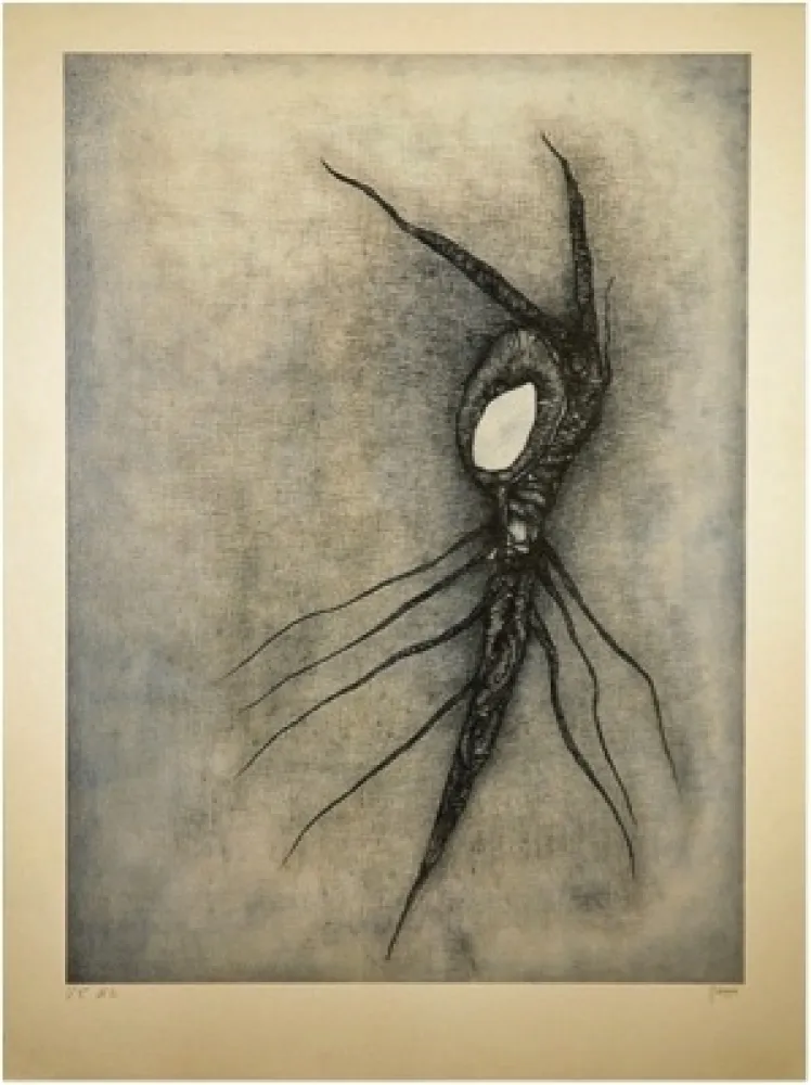 Lithograph Deux - La Vingtième racine cosmique