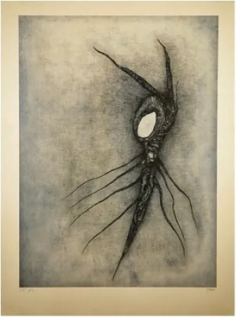 Lithograph Deux - La Vingtième racine cosmique