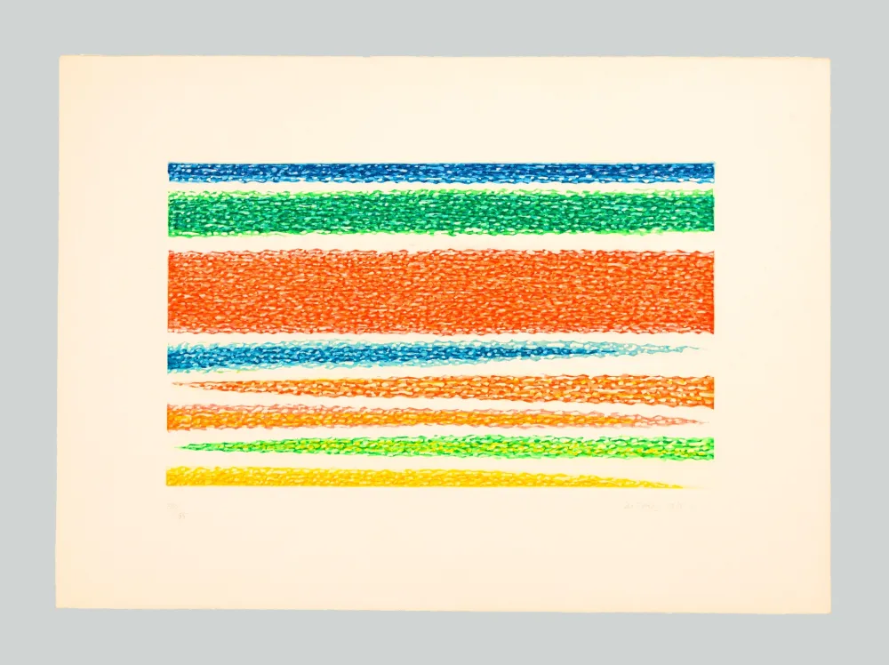 Etching And Aquatint Dorazio - Acquamarina