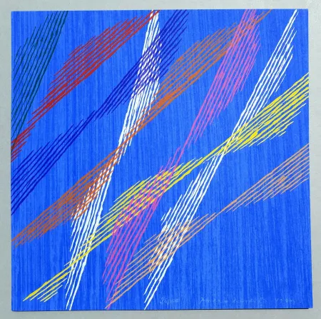 Screenprint Dorazio - Composizione A