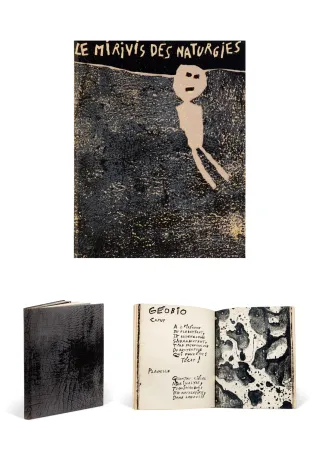 Illustrated Book Dubuffet - LE MIRIVIS DES NATURGIES. 16 lithographies originales (1962-1963)