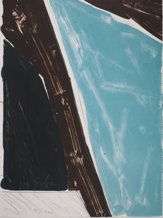 Lithograph Erben - Les Jours Tombent (Die Tage fallen)