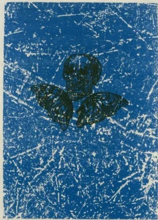 Lithograph Ernst - Aux Petits Agneaux