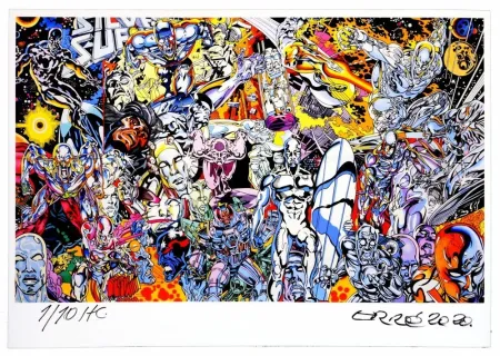 Numeric Print Erro - Silver Surfer