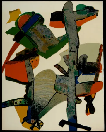 Lithograph Esteve - Roussadou, 1974