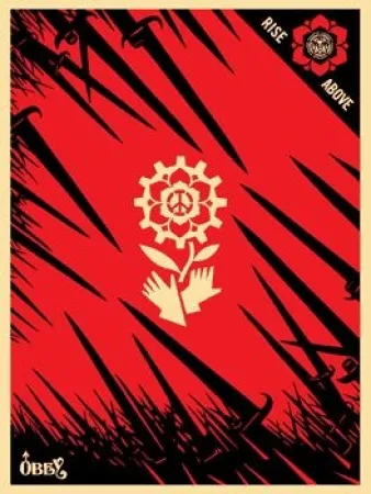 Screenprint Fairey - Bayonettes