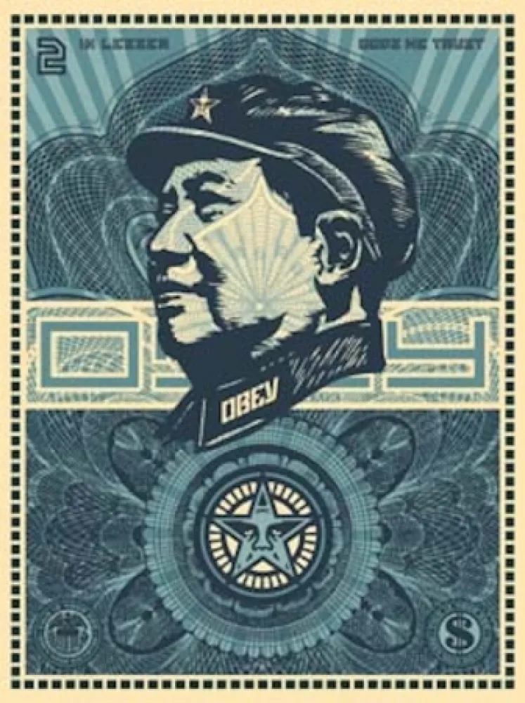 Screenprint Fairey - Mao Money