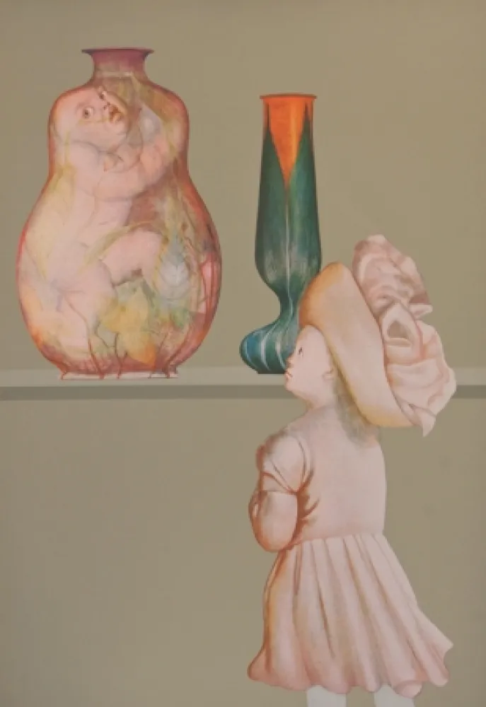 Lithograph Fini - La leçon de fragilité