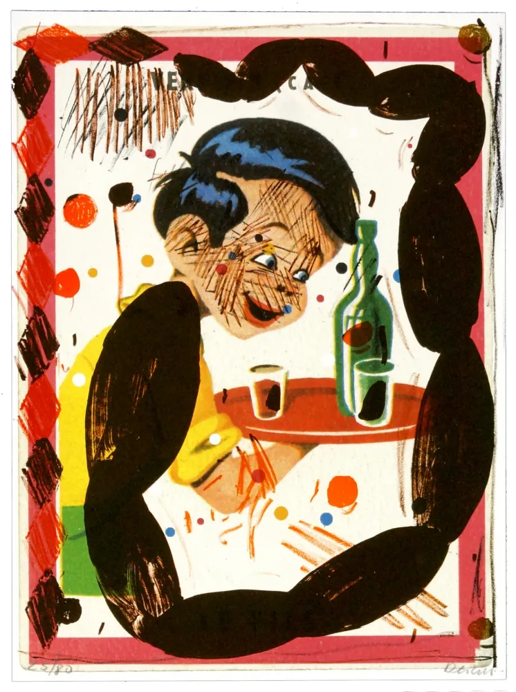 Lithograph Flores - Familia feliz 6