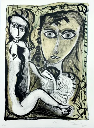 Lithograph Franqui - Untitled