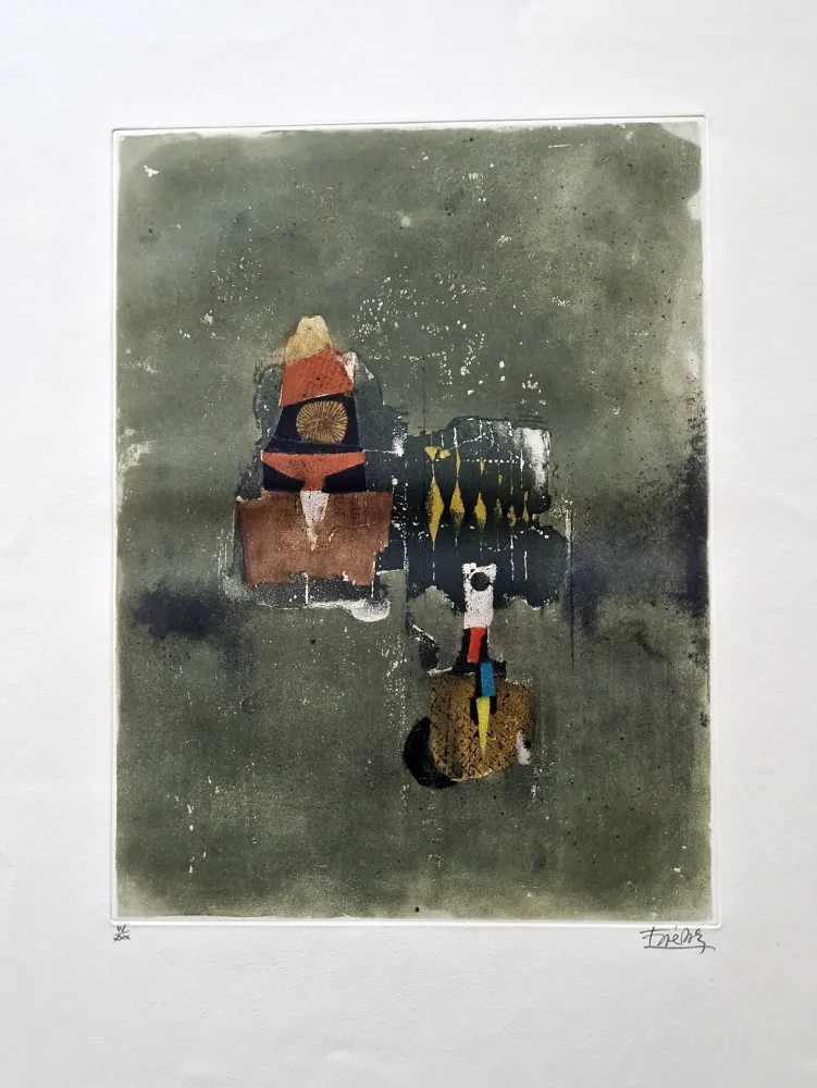 Engraving Friedlaender - Composition