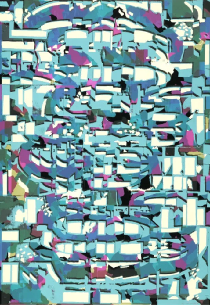 Screenprint Gordillo - Racional - Natural