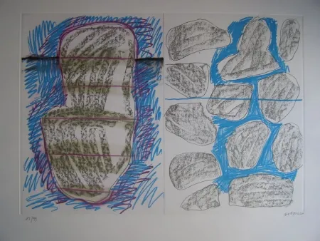 Lithograph Gordillo - S/T