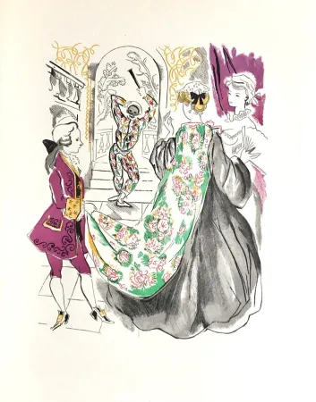 Woodcut Grau Sala - Théâtre de Marivaux