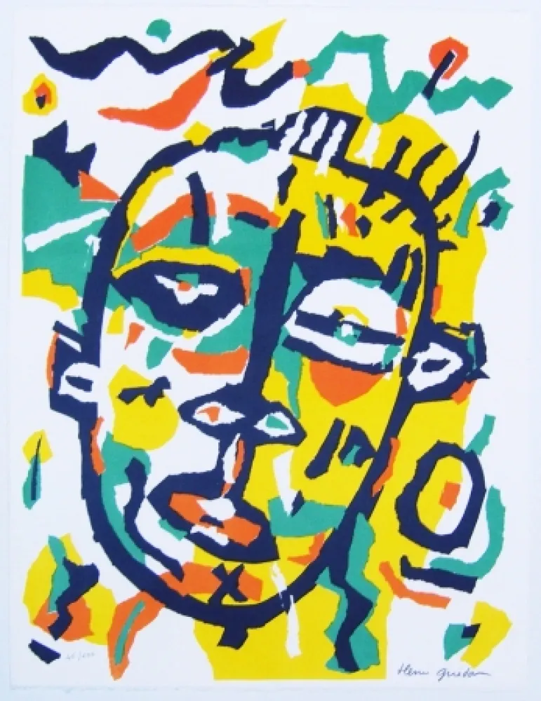 Lithograph Guédon - Soleil 2