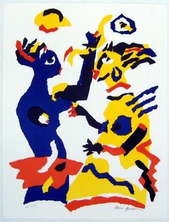 Lithograph Guédon - Soleil 3