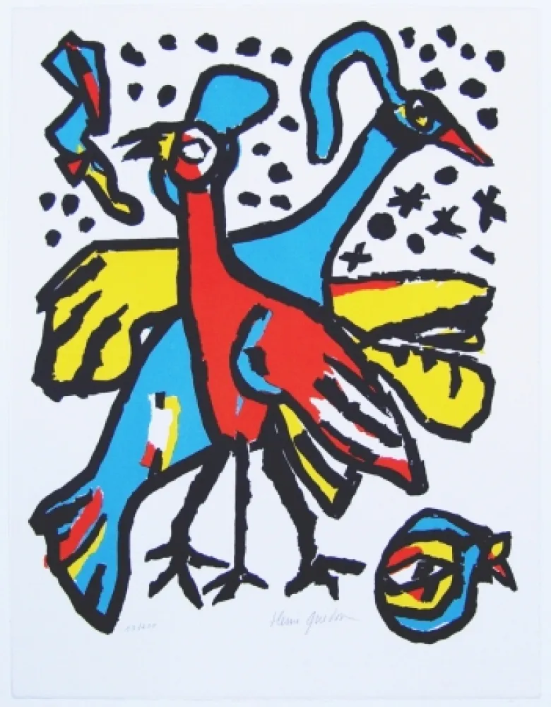 Lithograph Guédon - Soleil 4