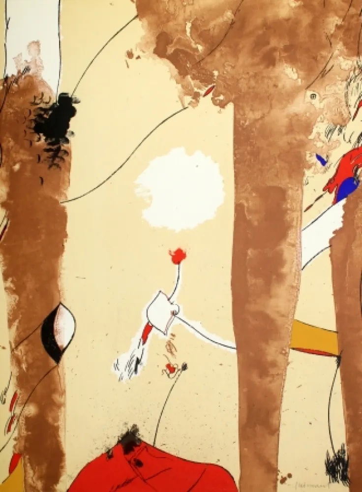 Lithograph Guinovart - Fang 1