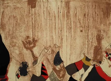 Lithograph Guinovart - Fang 4