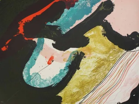 Lithograph Guinovart - Homenatge a Joan Prats II