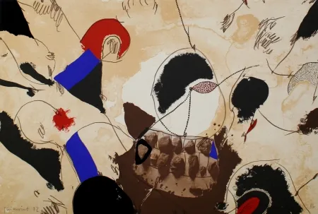 Lithograph Guinovart - Pedres i dents