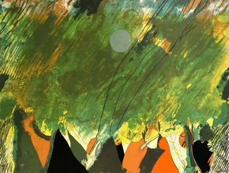 Lithograph Guinovart - Petit cercle