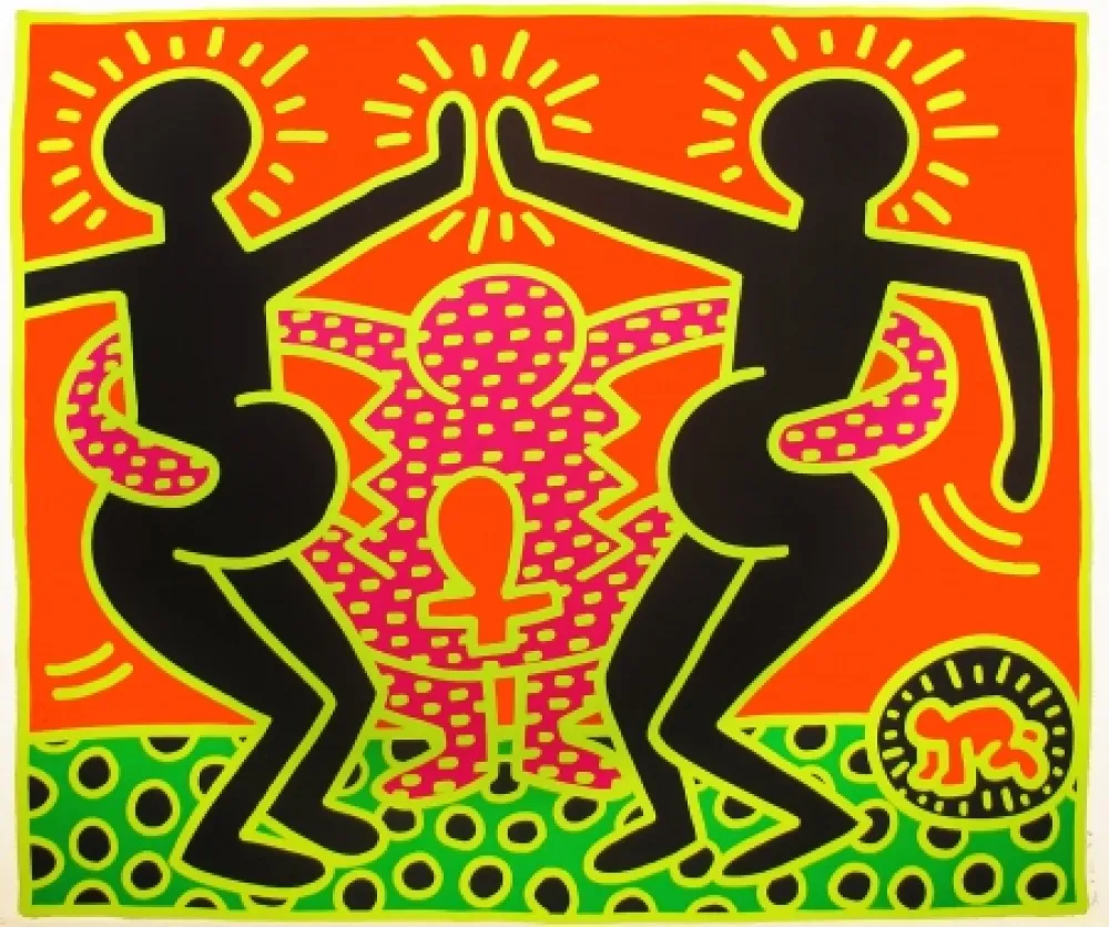 Screenprint Haring - Fertility (4)