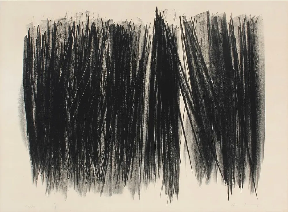 Lithograph Hartung - Litograph L105