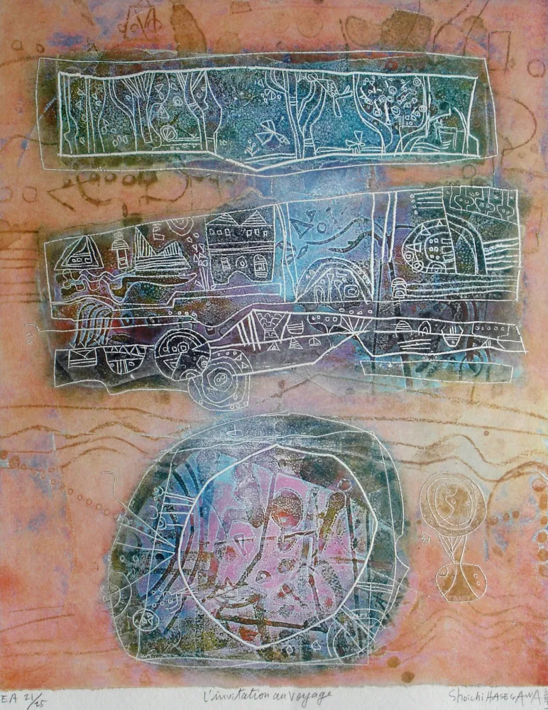 Etching Hasegawa - L'Invitation au voyage 
