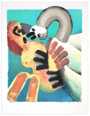 Lithograph Haugen Sørensen - San Titre