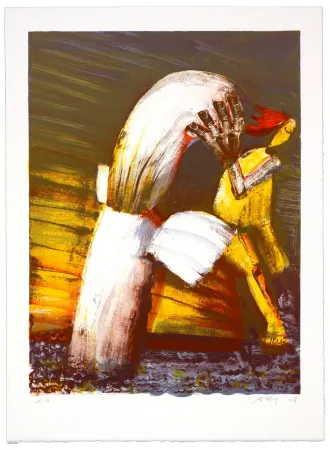 Lithograph Haugen Sørensen - Sans titre