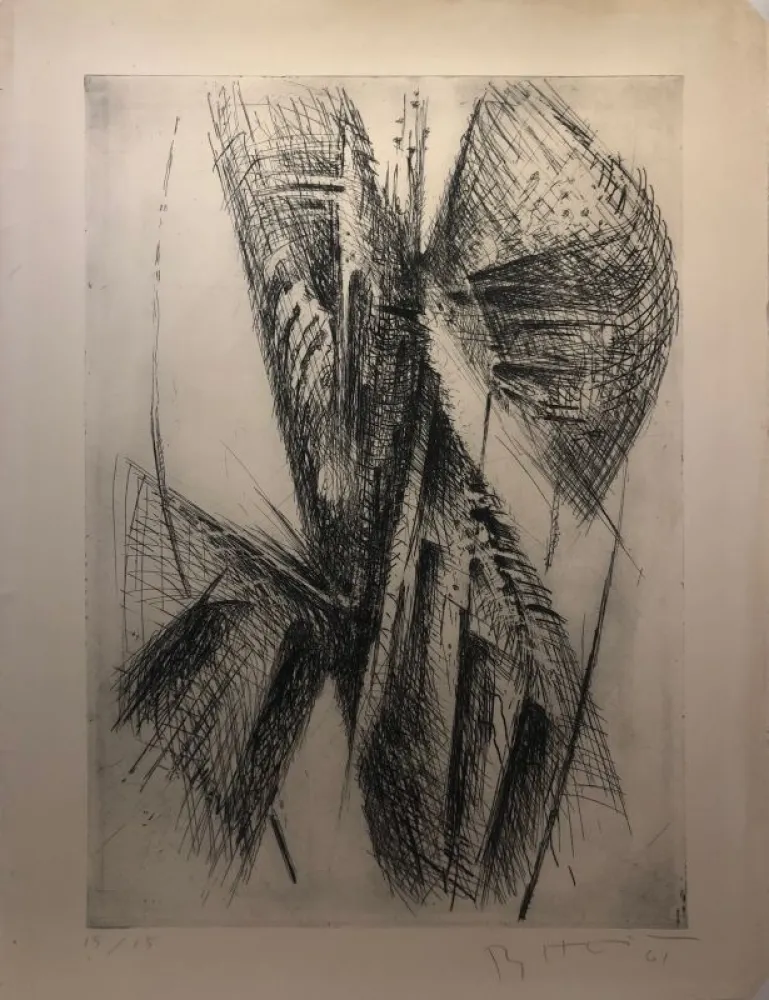 Etching Heiliger - Sans titre