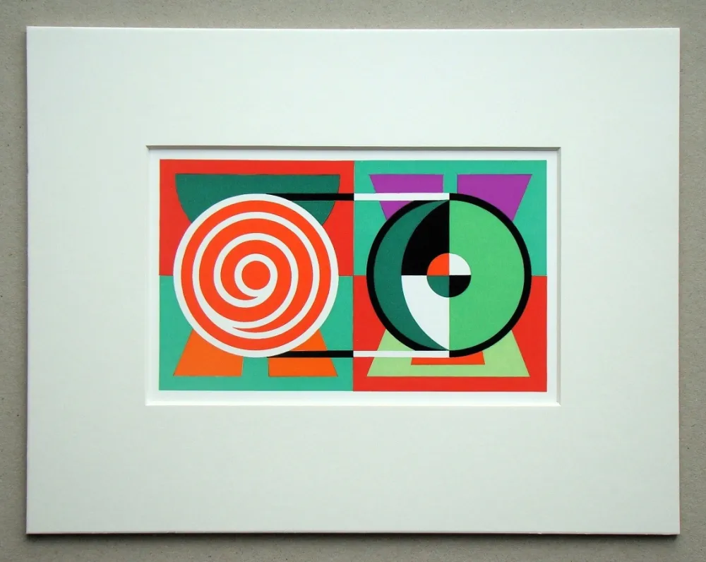 Screenprint Herbin - Composition,