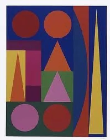 Screenprint Herbin - Composition
