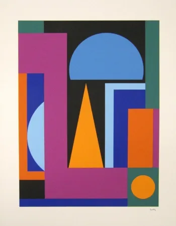 Screenprint Herbin - Composition