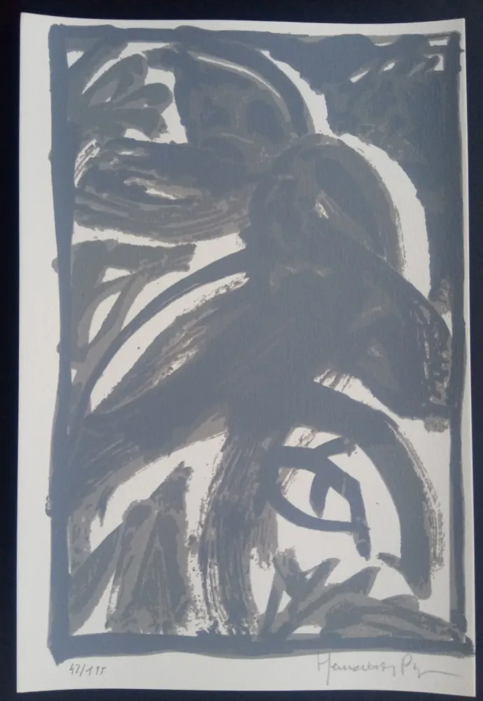 Screenprint Hernandez Pijuan - Hojas Sueltas