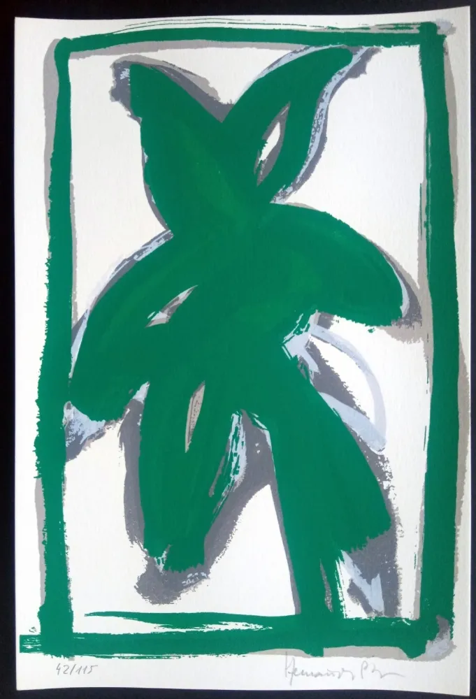 Screenprint Hernandez Pijuan - Hojas Sueltas