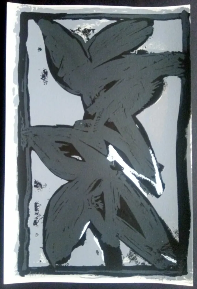 Screenprint Hernandez Pijuan - Hojas Sueltas