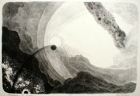 Lithograph Hoeckner - Rhapsody of Light