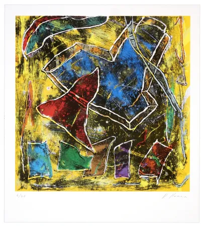 Lithograph Humair - III