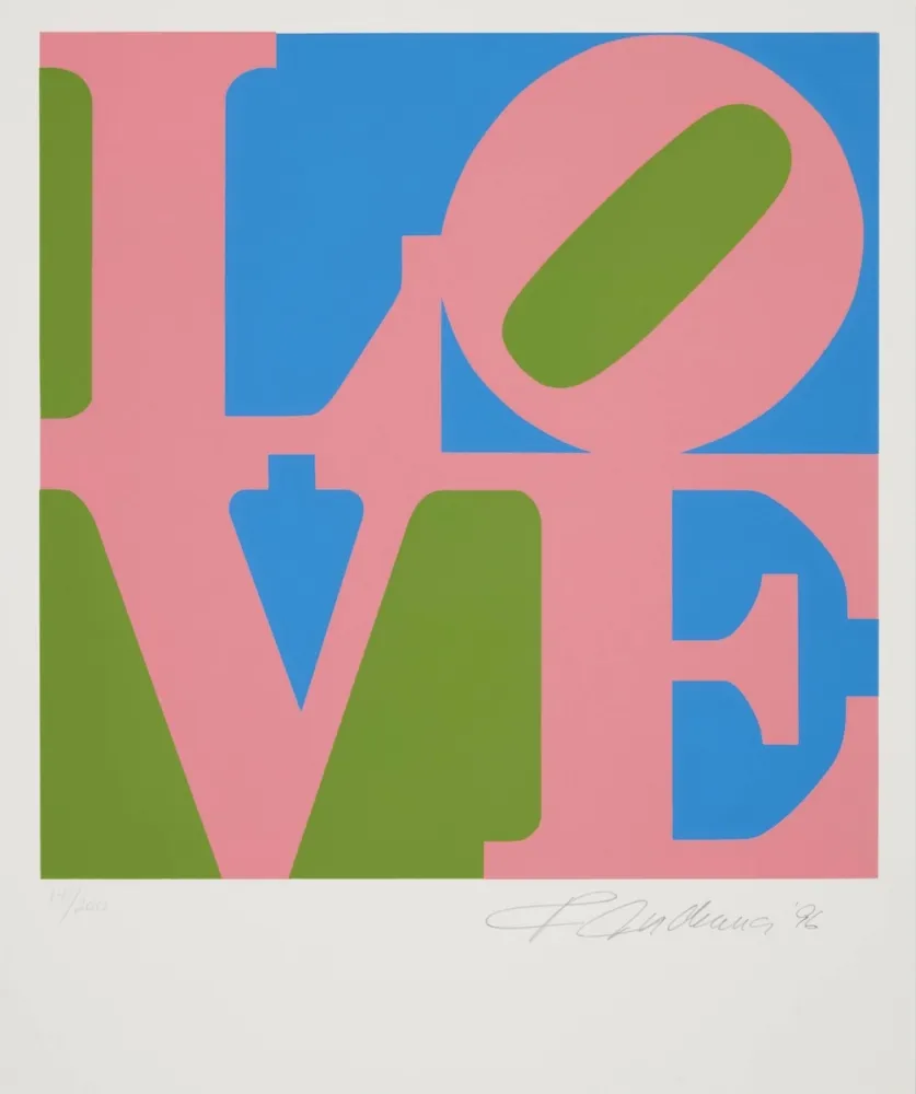 Screenprint Indiana - Love