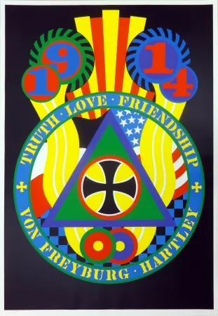 Screenprint Indiana - The Hartley Elegies: Berlin Series, KvF V, 1990