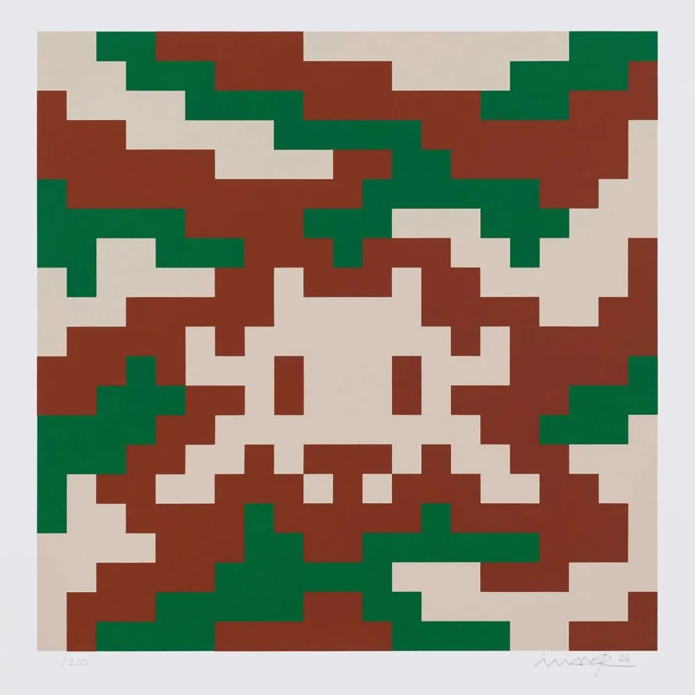 Screenprint Invader - CAMO S-3C-M1