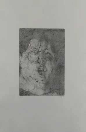 Etching Janssen - Selbst, dramatisch