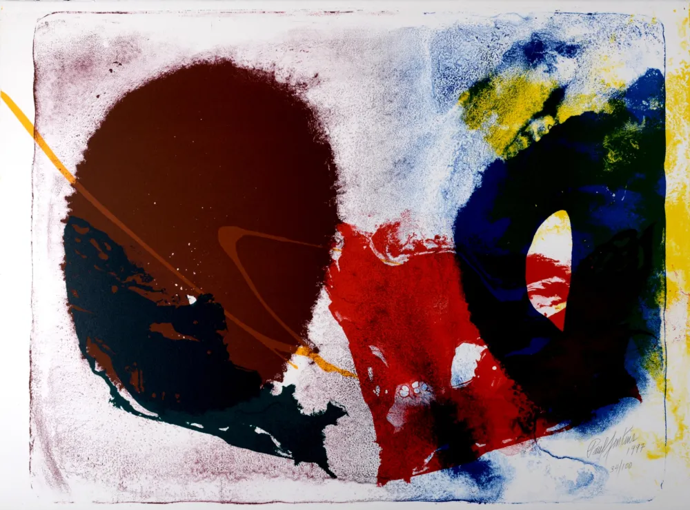 Lithograph Jenkins - Five Invocations #4, 1997 - Hand-signed