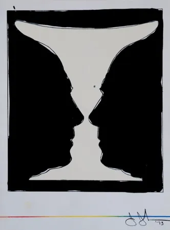 Lithograph Johns - Cup two Picasso