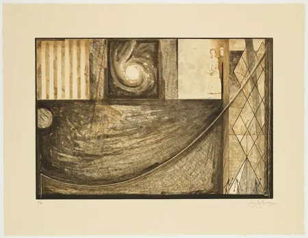 Etching Johns - Untitled