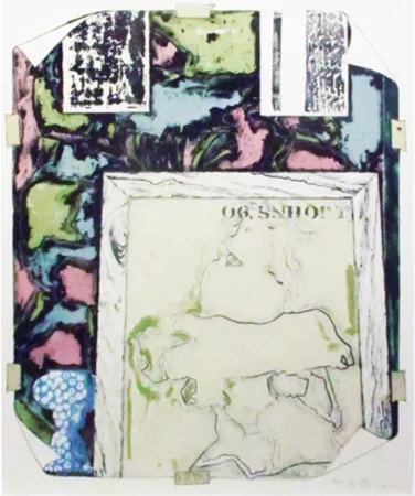 Lithograph Johns - Untitled 