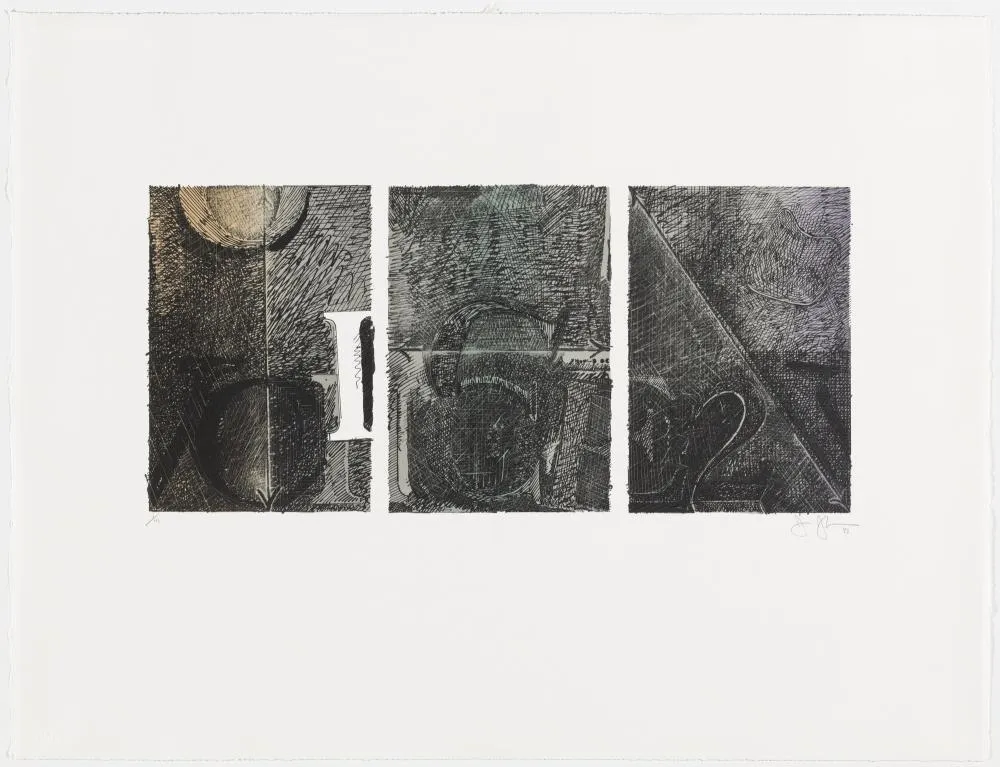 Lithograph Johns - Voice 2