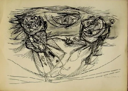 Lithograph Jorn - Sans titre 